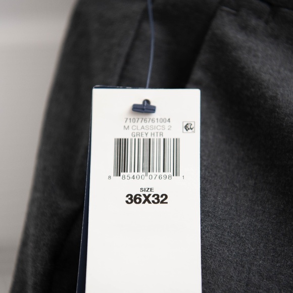 Polo Ralph Lauren NEW! Dress Pants Mens 36x32 Gray Straight Fit Slacks Trouser - Picture 5 of 5